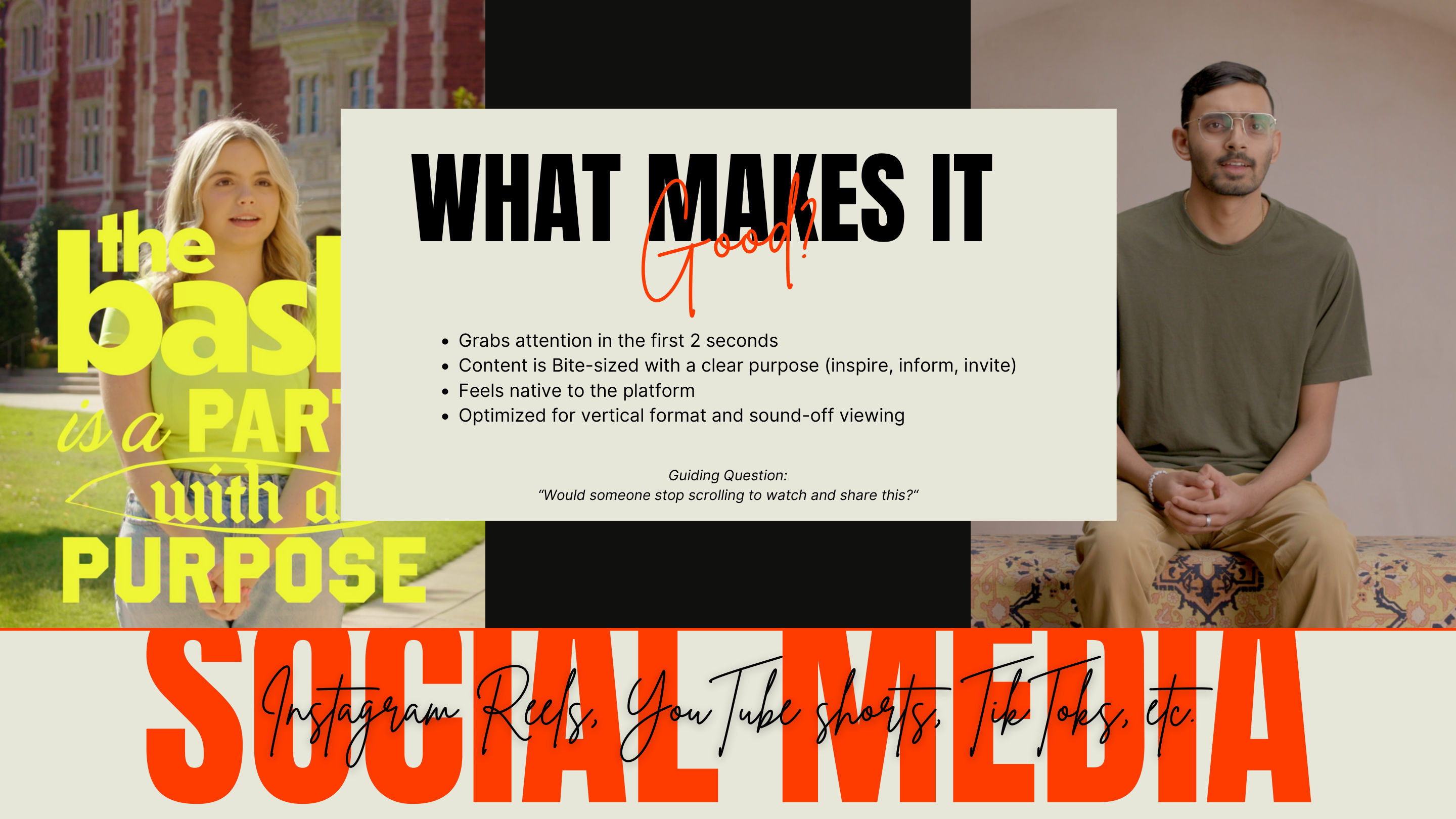 Social Media — what makes it good